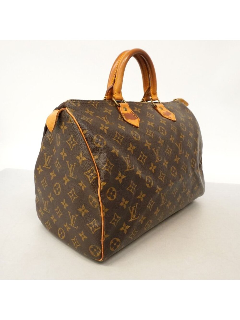 Louis Vuitton Handbag Monogram Speedy 35 Brown - Picture 2 of 10